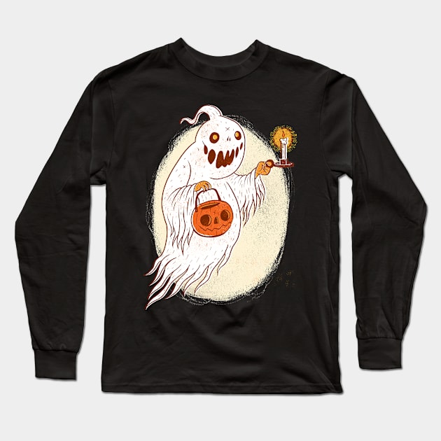 Boo! Long Sleeve T-Shirt by chrisraimoart